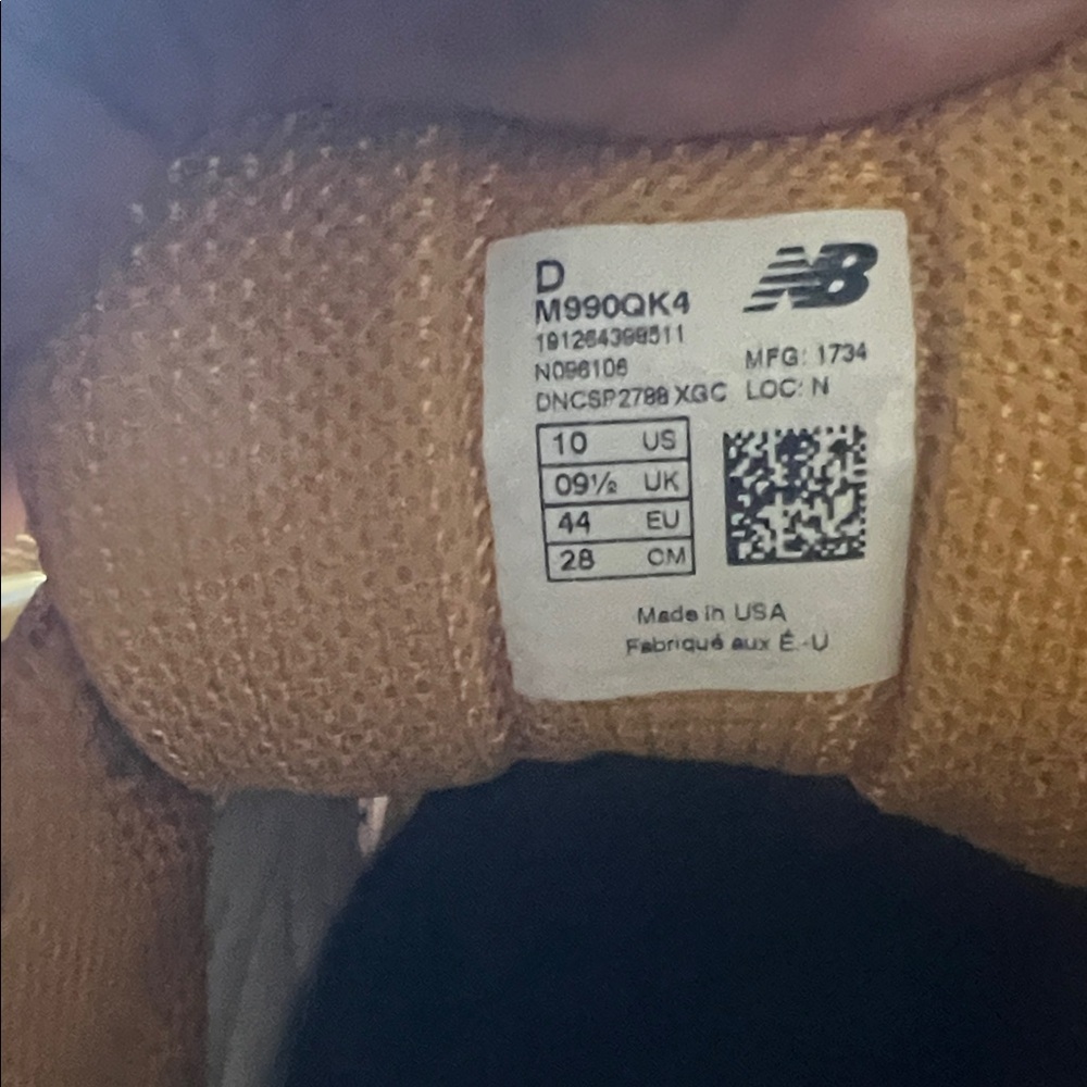 New Balance Men's Mustard Yellow Sneakers - Picture 2 of 6